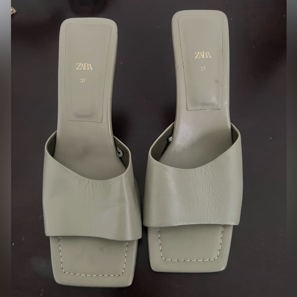 Zara sandal heel
